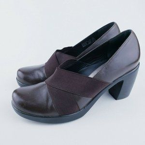 Dansko Slip On Cuban Comfort Work Heels Pumps